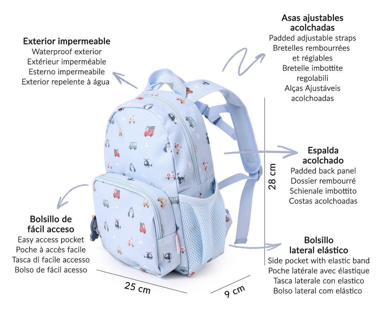 Sac à Dos Maternelle City Cars Tutete - NEW