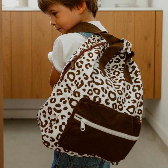 Sac à dos léopard - Atelier Wagram
