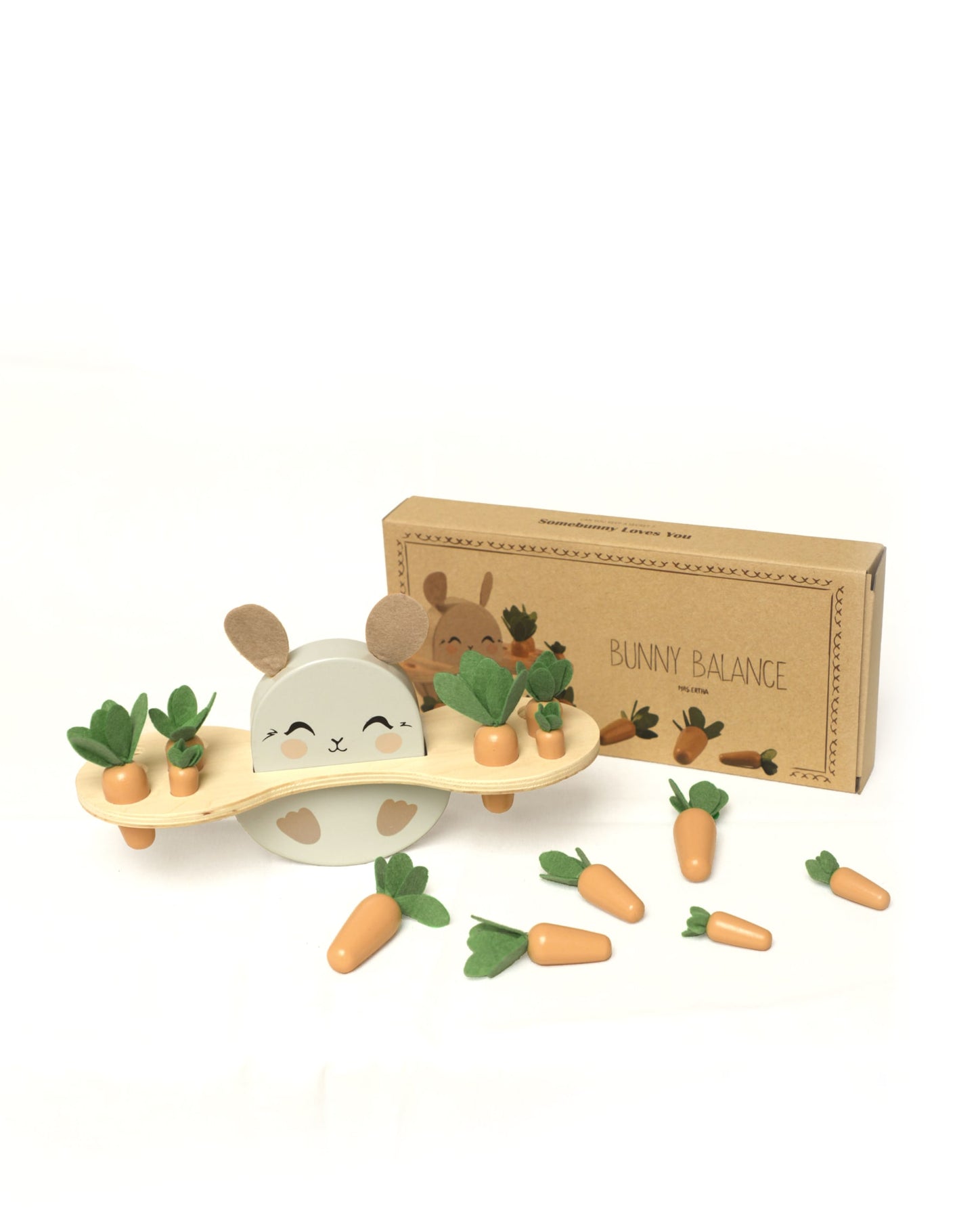 Bunny Balance - Casse-tête en bois RETOUR STOCK JUIN 24