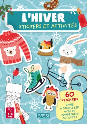 L'Hiver, Livre d'activités et stickers - Sassi