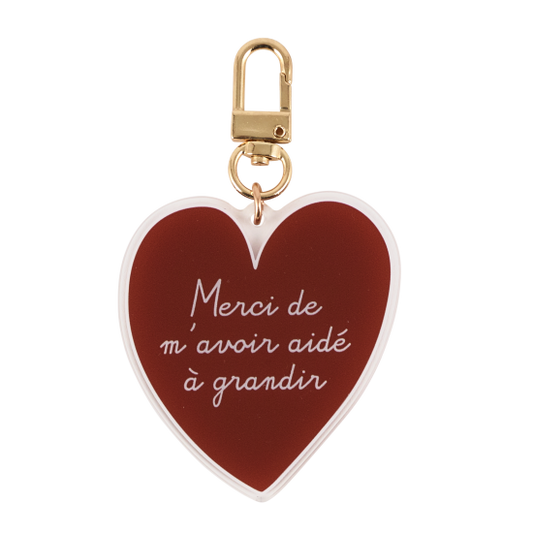 Porte clé - Merci de m’avoir aidé à grandir - Atelier Wagram