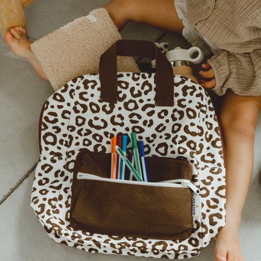Sac à dos léopard - Atelier Wagram