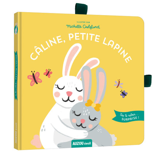 Câline, petite lapine | Tire le ruban... Surprise !