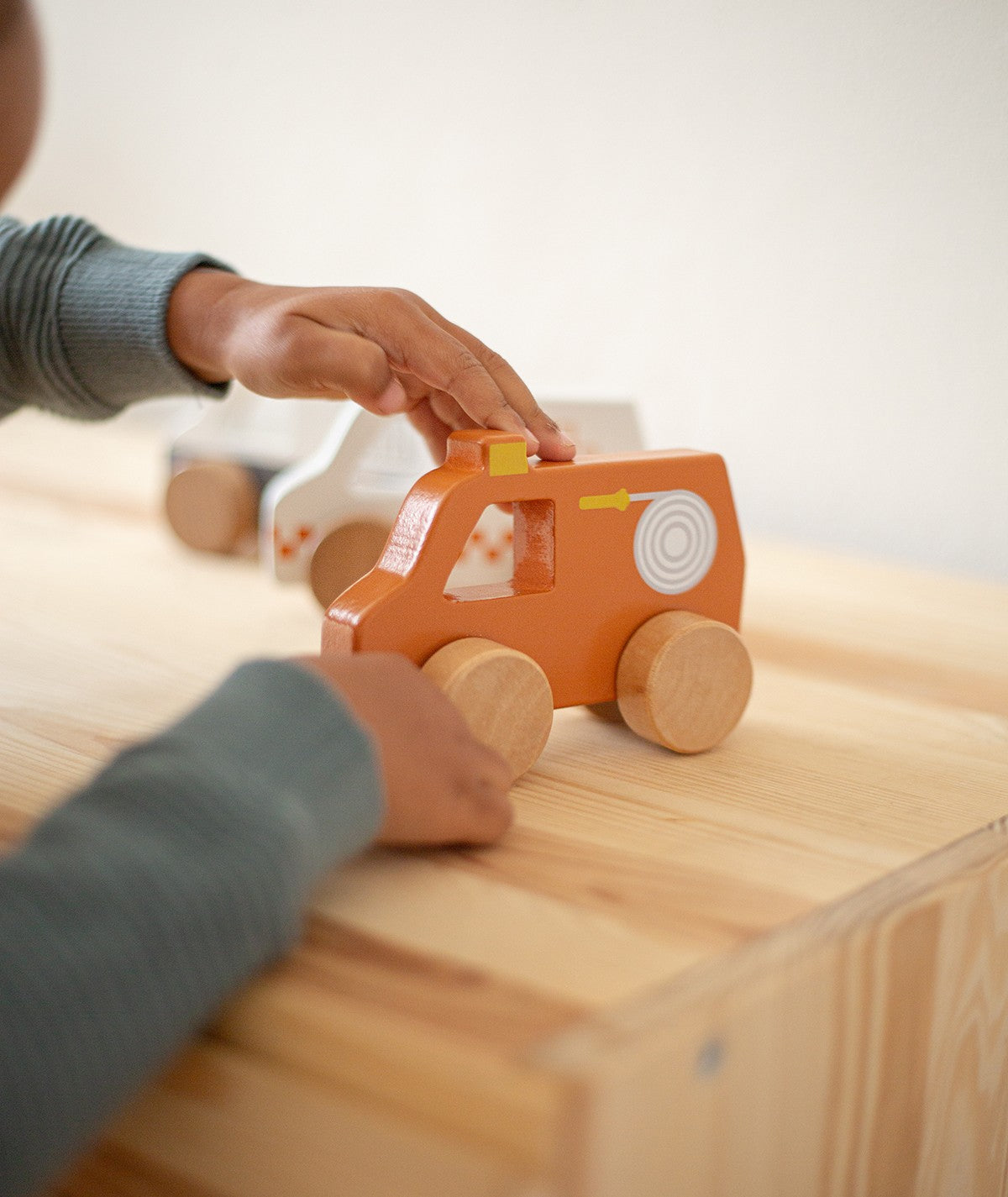 Voiture de Pompiers en Bois - Tryco