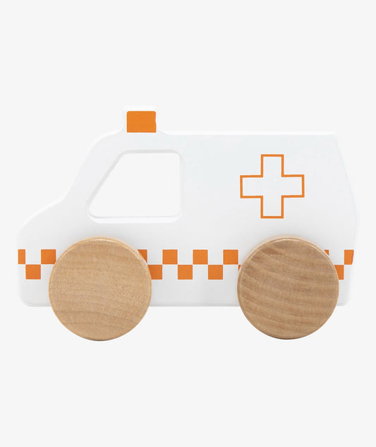 Voiture Ambulance en Bois - Tryco