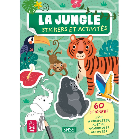 La jungle - Stickers et activités