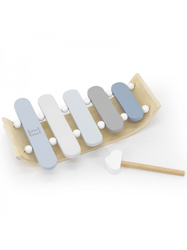 XYLOPHONE EN BOIS - BLEU - Label Label