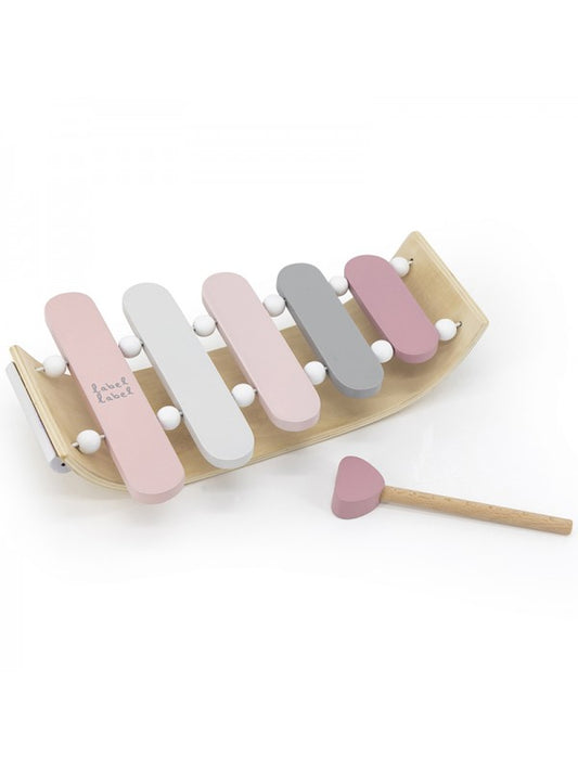 XYLOPHONE EN BOIS - ROSE - Label Label