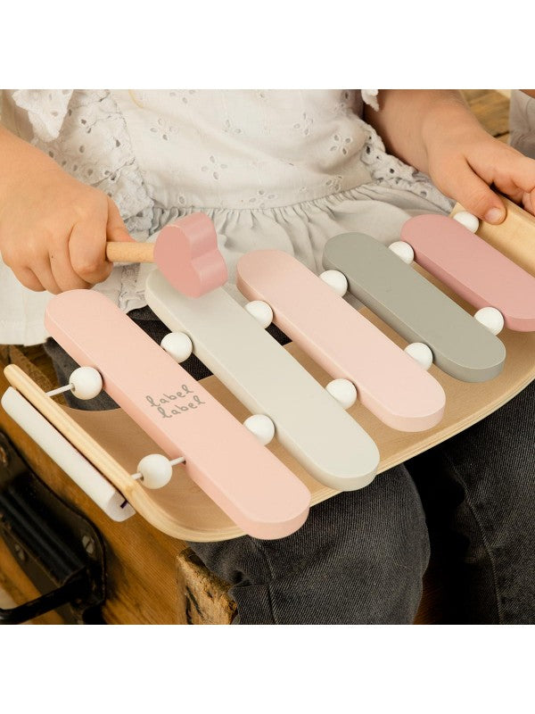 XYLOPHONE EN BOIS - ROSE - Label Label