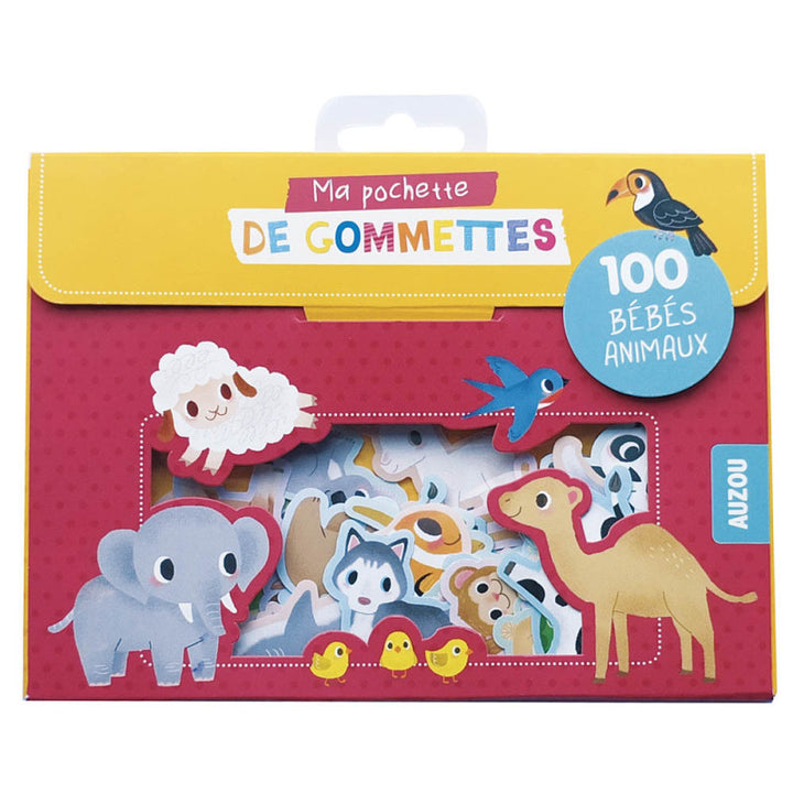 Ma pochette de 100 gommettes | Les bébés animaux