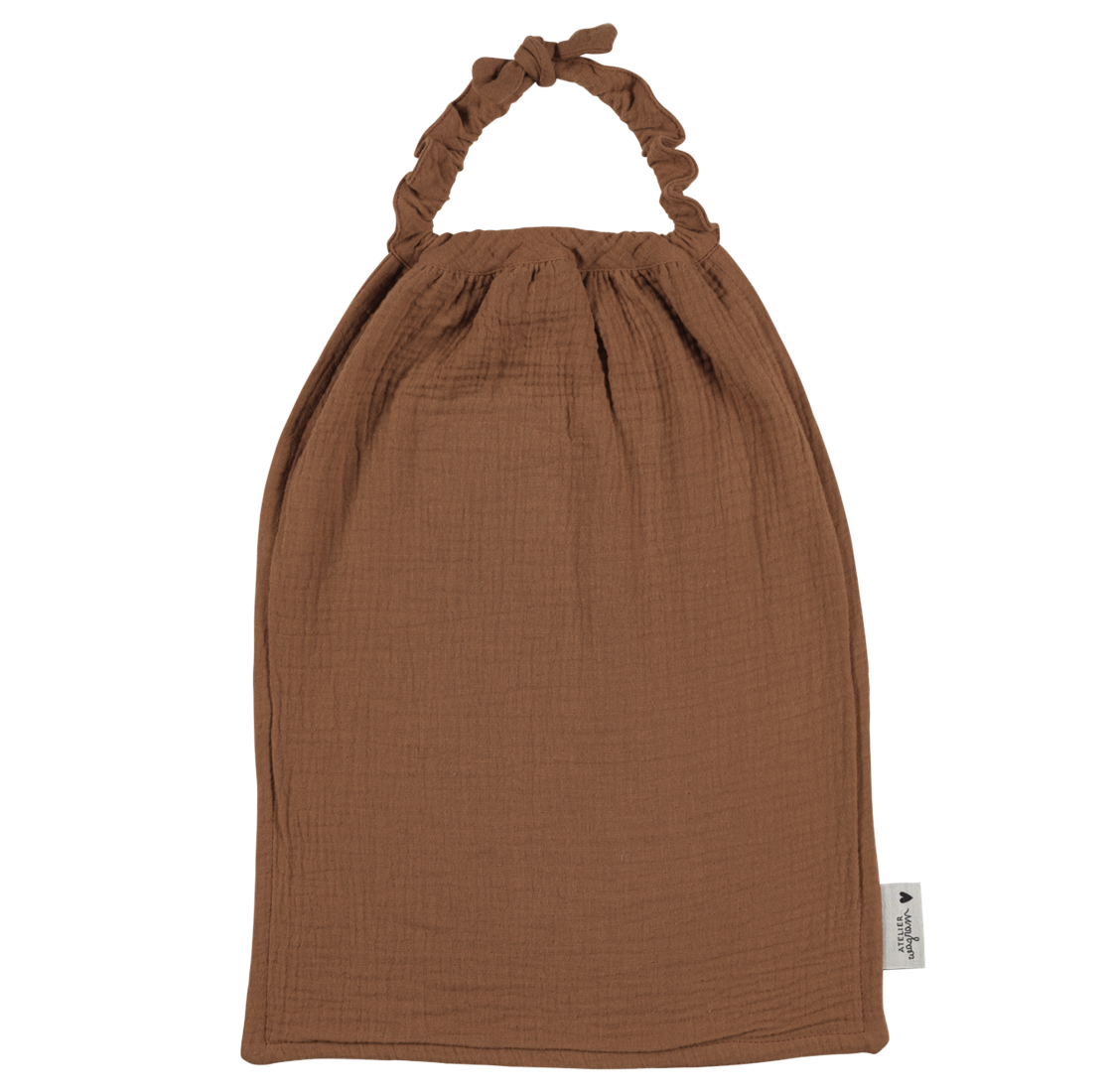 Serviette de Cantine Gaze de coton Caramel - Atelier Wagram