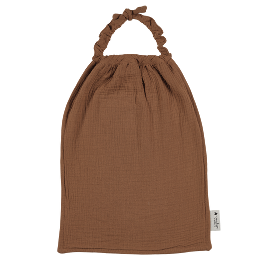 Serviette de Cantine Gaze de coton Caramel - Atelier Wagram