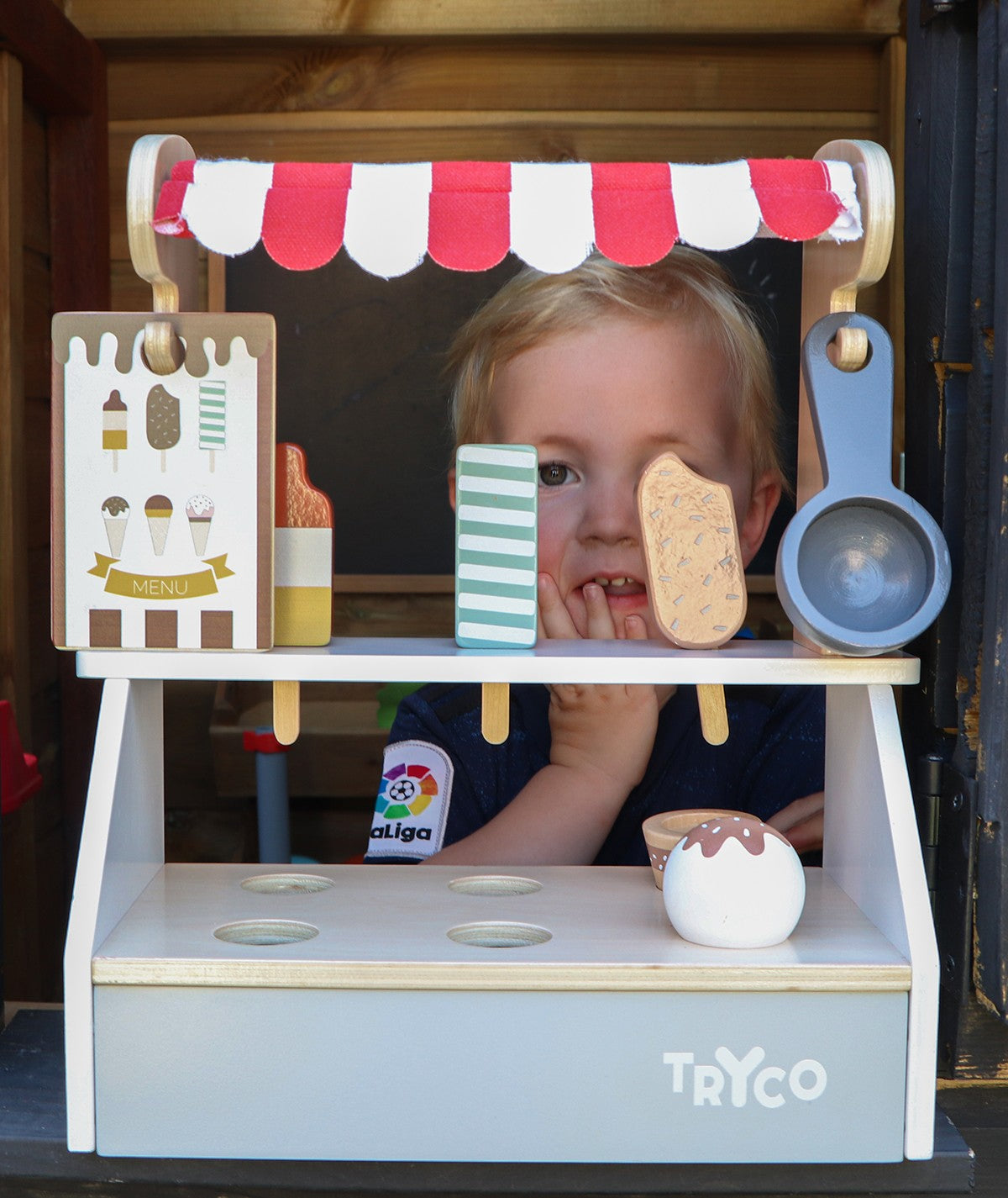 Stand de crème glacée en bois - Tryco