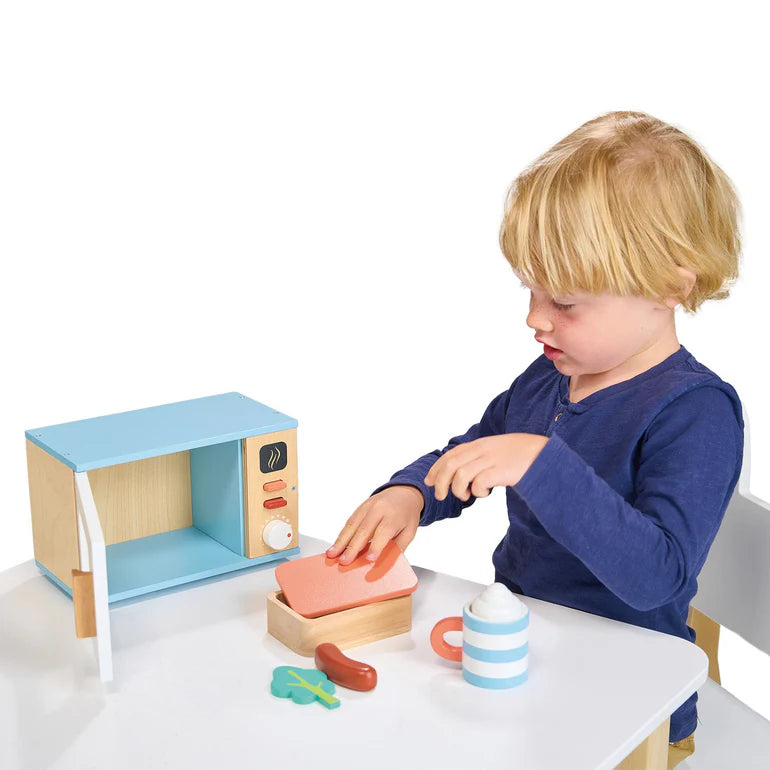 Micro-ondes en bois - Mentari Toys